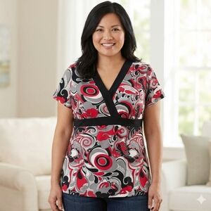 Addition Elle 1X Surplice Top Petite